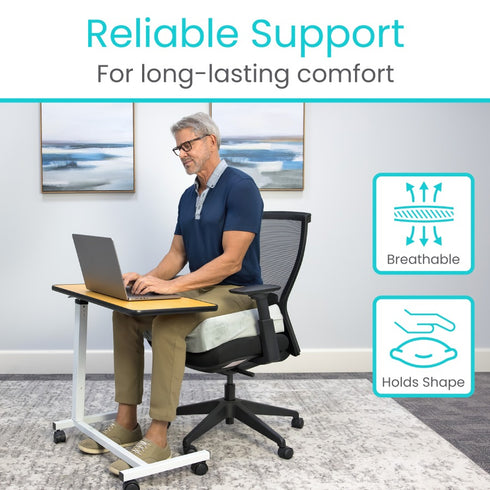 Easy Rise Cushion (19''x18''x5'', Grey)